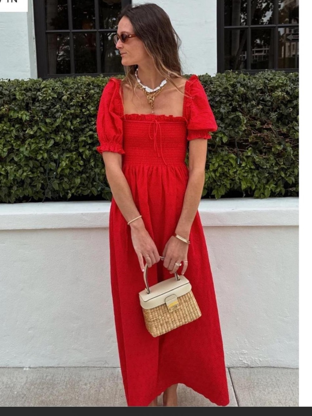 Hill House Home scarlet dress red eyelet